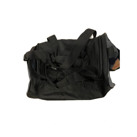 Adidas Defender Medium 20"x12"x10" Black Gray Duffel Bag - Picture 2 of 6